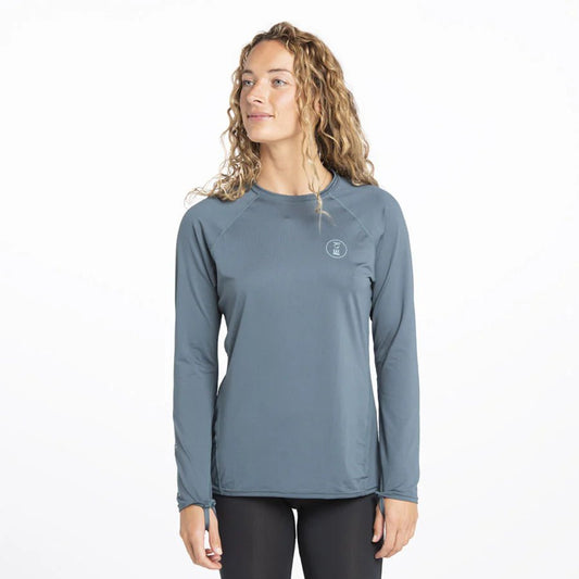Fourth Element Ocean Positive Long Sleeves Hydro - T Baltic Blue - Women - Infinity DiveFourth Element Ocean Positive Long Sleeves Hydro - T Baltic Blue - WomenFourth Element