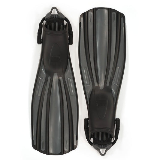 Fourth Element Rec Fins - Black / Grey - Infinity DiveFourth Element Rec Fins - Black / GreyFourth Element