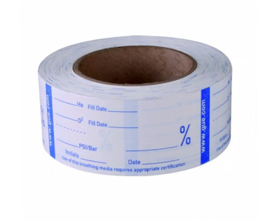 Halcyon GUE Gas Analysis Tape - Roll