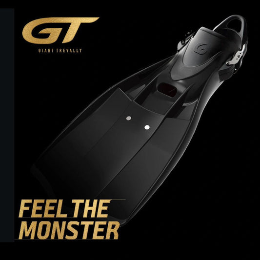 GULL GT Rubber Jet Fin with Spring Strap | Giant Trevally High - Power Fin - Infinity DiveGULL GT Rubber Jet Fin with Spring Strap | Giant Trevally High - Power FinGull