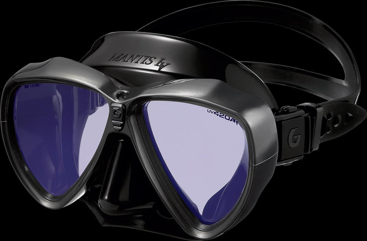 GULL MANTIS LV low volume dive mask with UV420 CUT AR Amber Lens