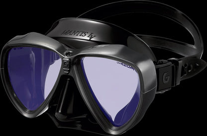 GULL MANTIS LV low volume dive mask with UV420 CUT AR Amber Lens