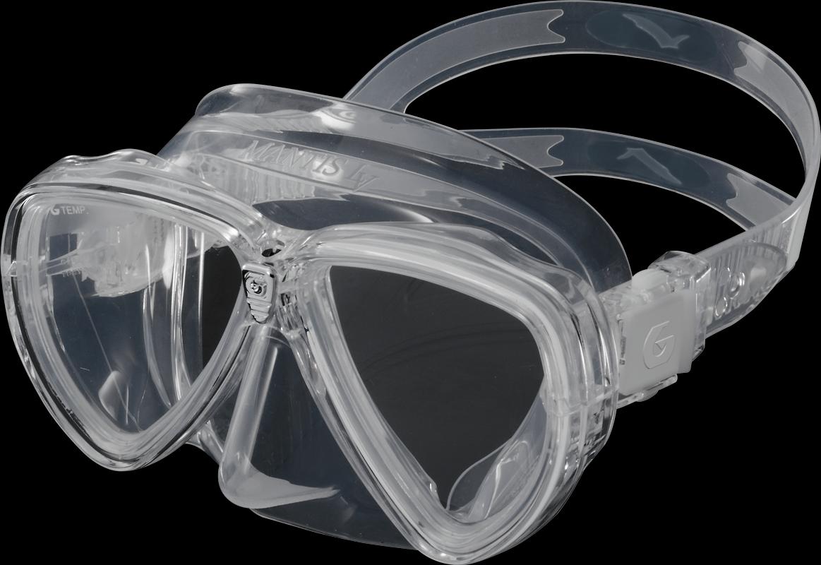 GULL MANTIS LV low volume dive mask with UV420 CUT AR Amber Lens