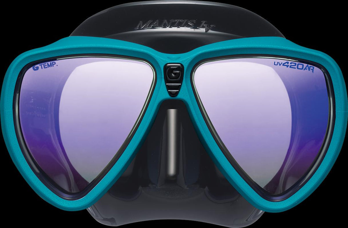 GULL MANTIS LV low volume dive mask with UV420 CUT AR Amber Lens