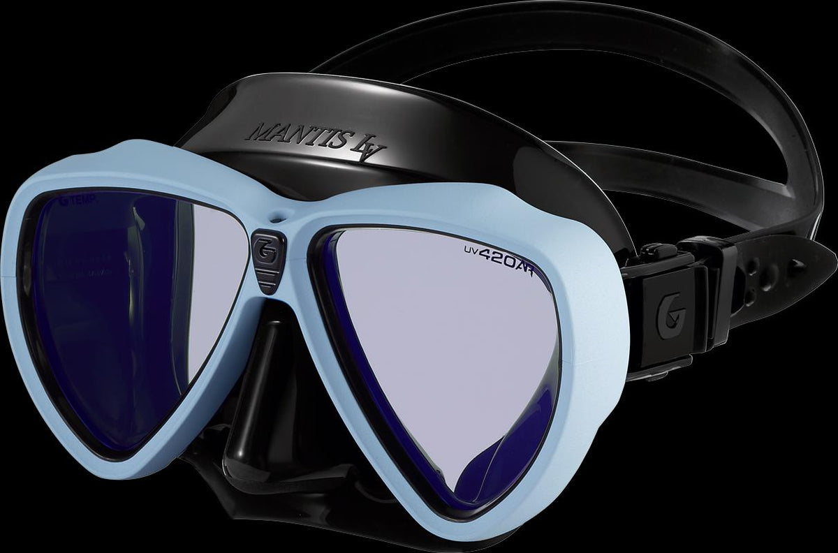 GULL MANTIS LV low volume dive mask with UV420 CUT AR Amber Lens