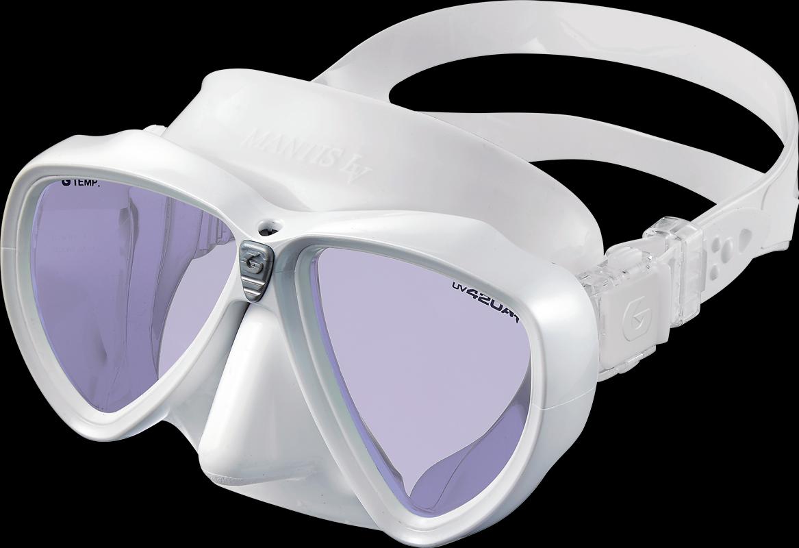 GULL MANTIS LV low volume dive mask with UV420 CUT AR Amber Lens