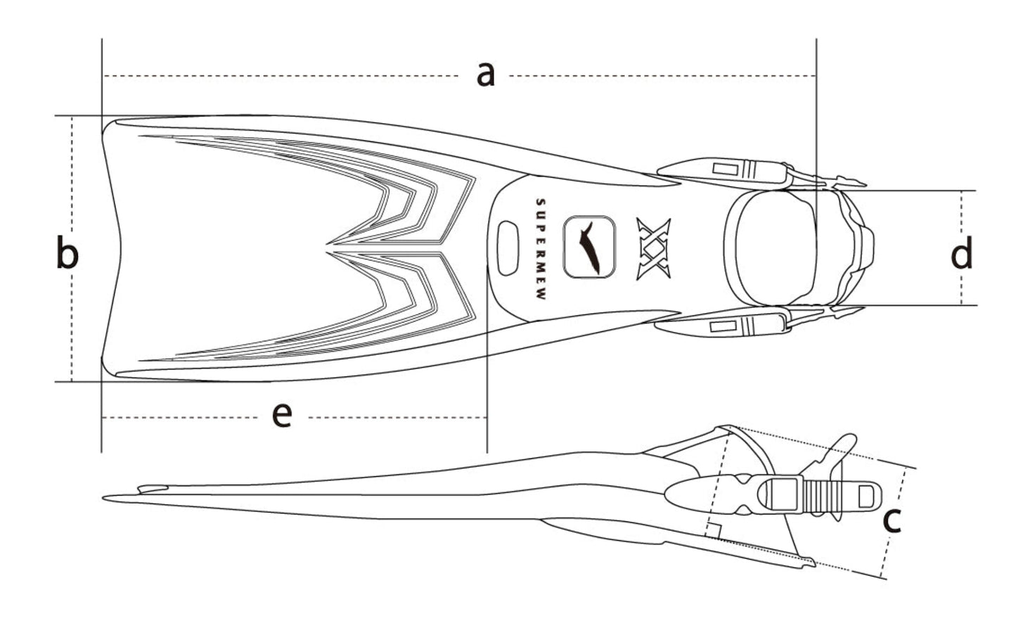 Gull Super Mew XX Diving Fin - Infinity DiveGull Super Mew XX Diving FinGull