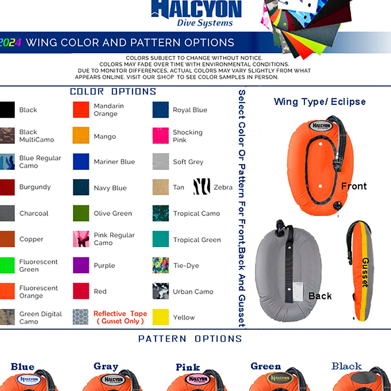 Halcyon Eclipse™ or Era BC Wing - Single Tank System - Infinity DiveHalcyon Eclipse™ or Era BC Wing - Single Tank SystemHalcyon