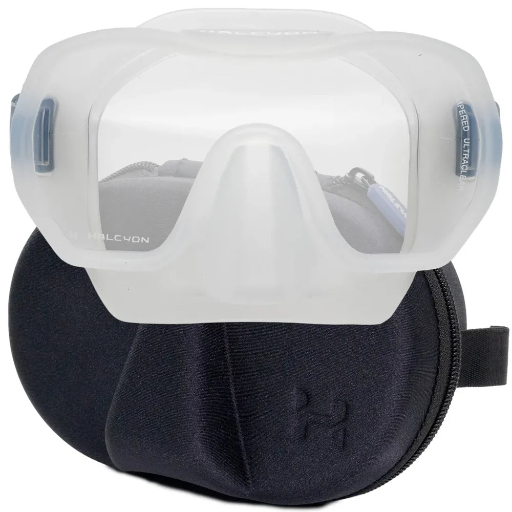 Halcyon Omnis Dive Mask with Optional Elastic Strap