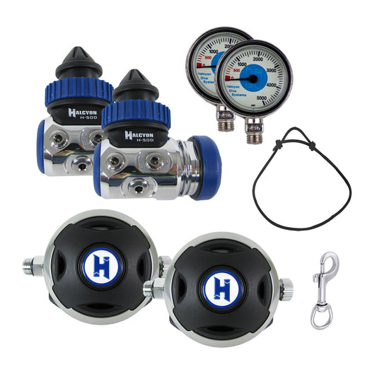 Halcyon Sidemount H - 50D Regulator Package - Infinity DiveHalcyon Sidemount H - 50D Regulator PackageHalcyon