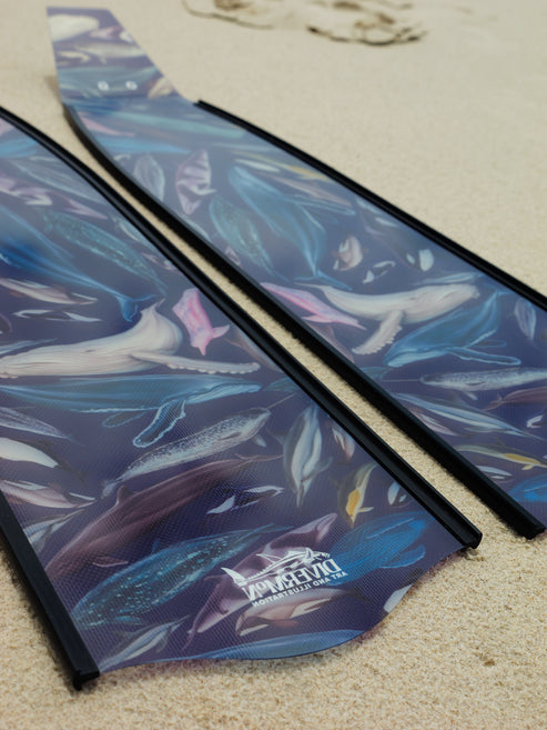 Divermon Indigo Cetaceans Free Diving Fins Blades - Composite Soft