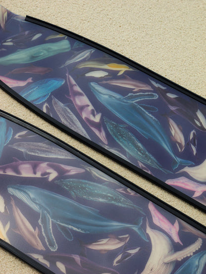 Divermon Indigo Cetaceans Free Diving Fins Blades - Composite Soft