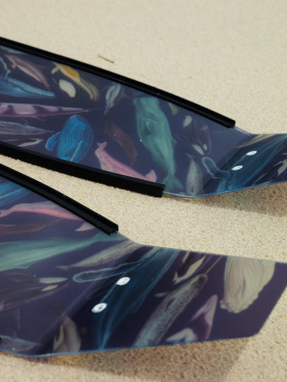 Divermon Indigo Cetaceans Free Diving Fins Blades - Composite Soft