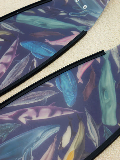 Divermon Indigo Cetaceans Free Diving Fins Blades - Composite Soft