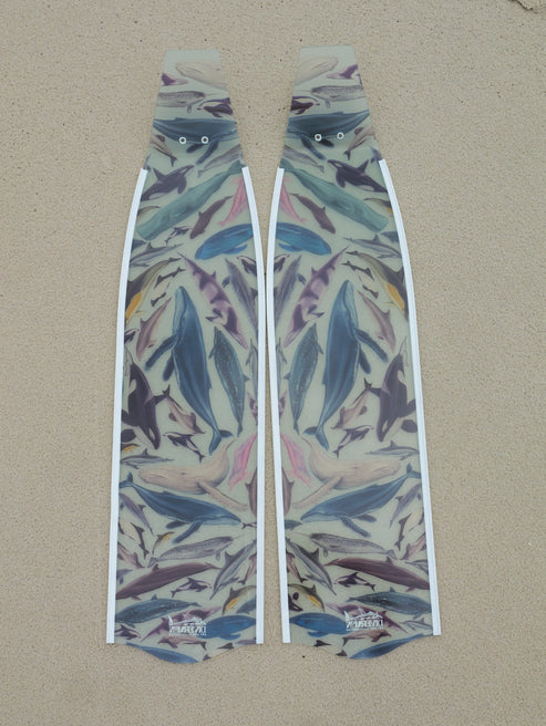 Divermon Cetaceans Free Diving Fins Blades - Composite Soft