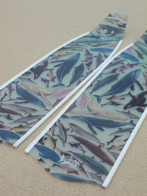 Divermon Cetaceans Free Diving Fins Blades - Composite Soft
