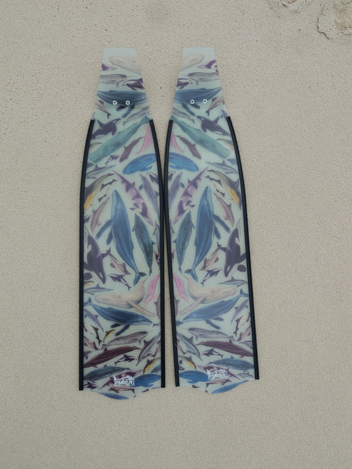 Divermon Cetaceans Free Diving Fins Blades - Composite Soft