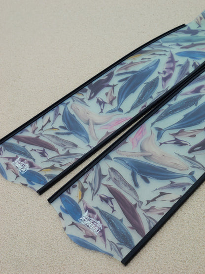 Divermon Cetaceans Free Diving Fins Blades - Composite Soft