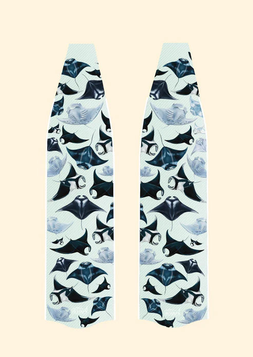 Divermon Manta Free Diving Fins Blades - Composite Soft