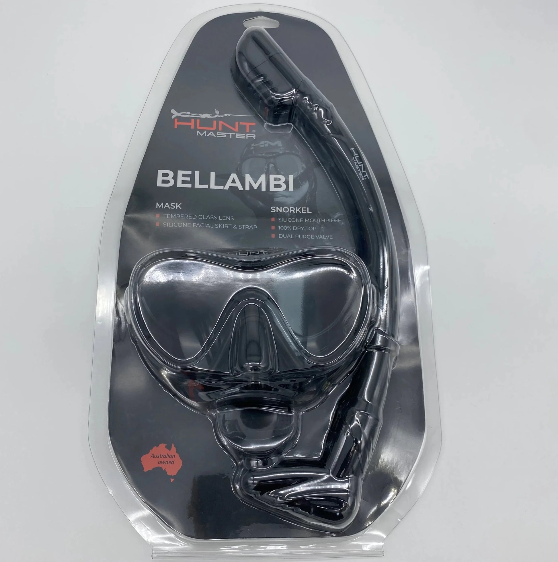 Hunt Master Bellambi Mask and Snorkel Set ( no container) - Infinity DiveHunt Master Bellambi Mask and Snorkel Set ( no container)Hunt Master