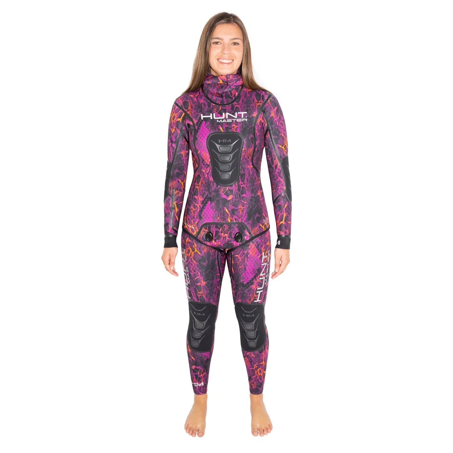 Hunt Master Burnum 'Huntress' Wetsuit Camo Series Pink Camo - 3.5 or 5mm - Infinity DiveHunt Master Burnum 'Huntress' Wetsuit Camo Series Pink Camo - 3.5 or 5mmHunt Master