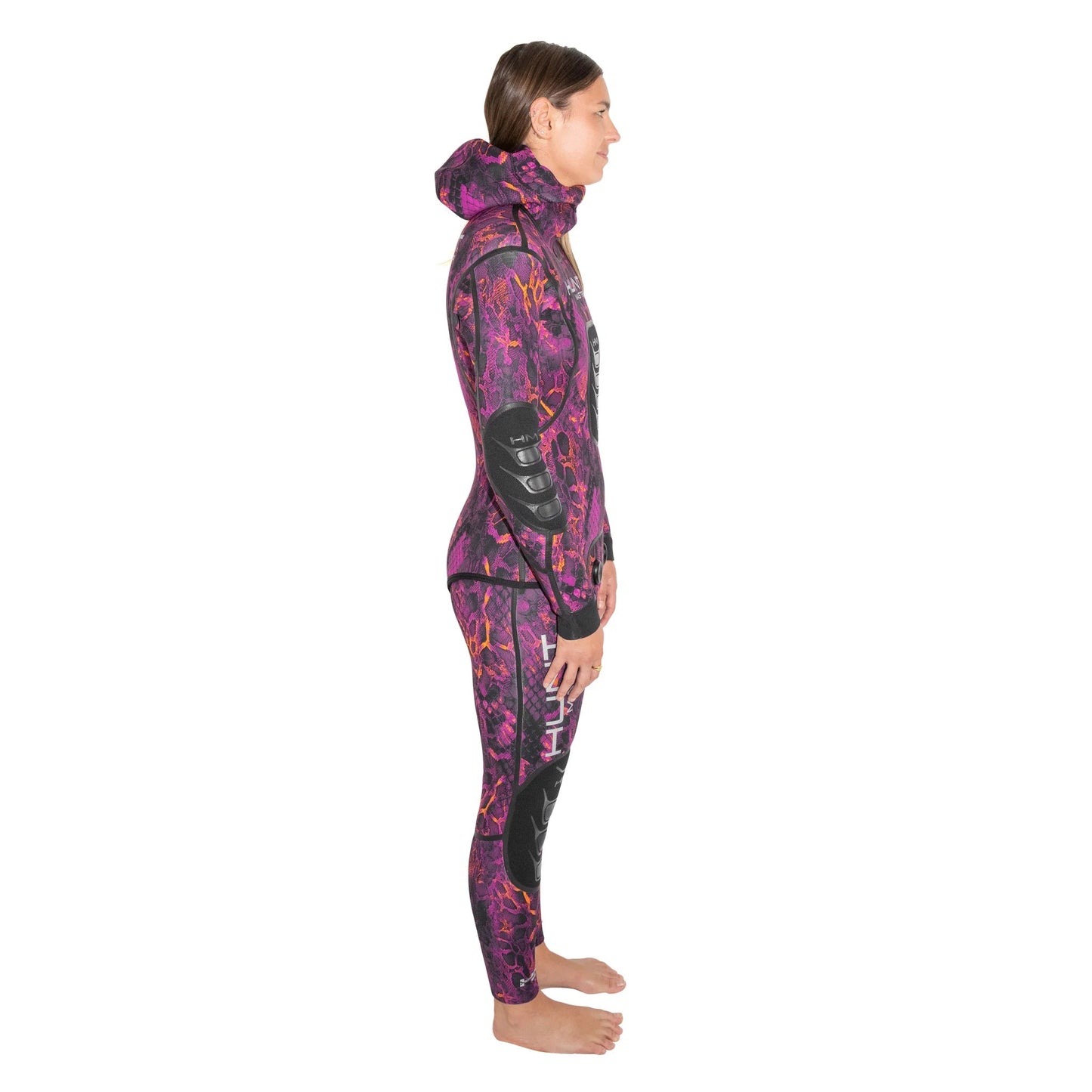 Hunt Master Burnum 'Huntress' Wetsuit Camo Series Pink Camo - 3.5 or 5mm - Infinity DiveHunt Master Burnum 'Huntress' Wetsuit Camo Series Pink Camo - 3.5 or 5mmHunt Master