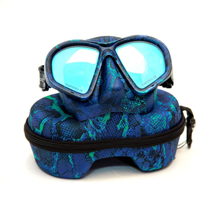 Hunt Master Harbinger Camo Diving Mask with Matching Camo Container - Infinity DiveHunt Master Harbinger Camo Diving Mask with Matching Camo ContainerHunt Master