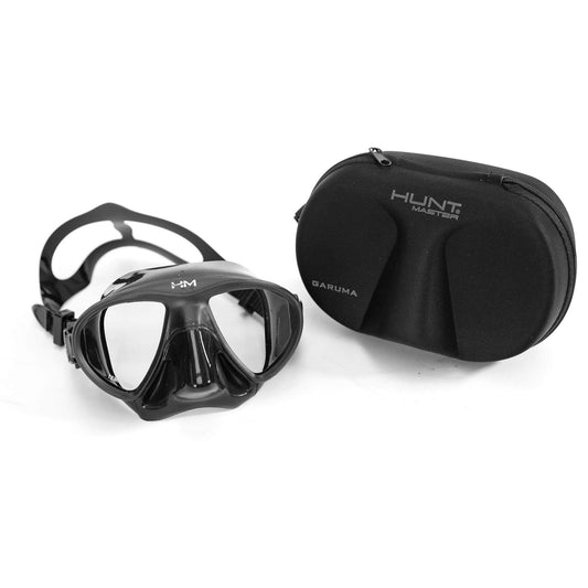 Hunt Master Low Volume Diving Mask - Garuma with Black Container - Infinity DiveHunt Master Low Volume Diving Mask - Garuma with Black ContainerHunt Master