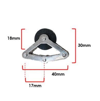 Hunt Master Speargun Parts - Stainless Steel Pulley - Single - Infinity DiveHunt Master Speargun Parts - Stainless Steel Pulley - SingleHunt Master