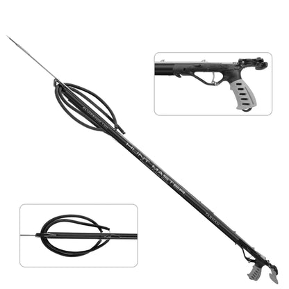 Hunt Master Tasman Aluminium Open Head Speargun - Black or White Handle - Infinity DiveHunt Master Tasman Aluminium Open Head Speargun - Black or White HandleHunt Master