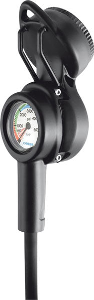 Back profile of Cressi scuba diving console
