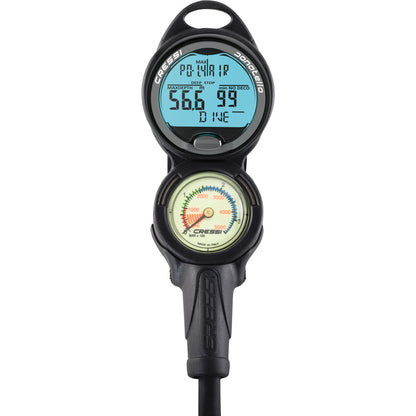 Cressi scuba diving console pressure gauge
