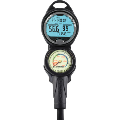 Cressi Console 2 scuba diving pressure and depth gauge
