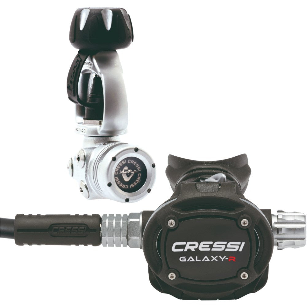 Cressi MC9 Compact regulator isolated on white background
