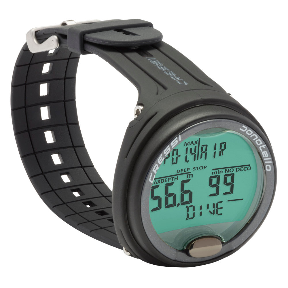 Cressi Neon black dive computer watch
