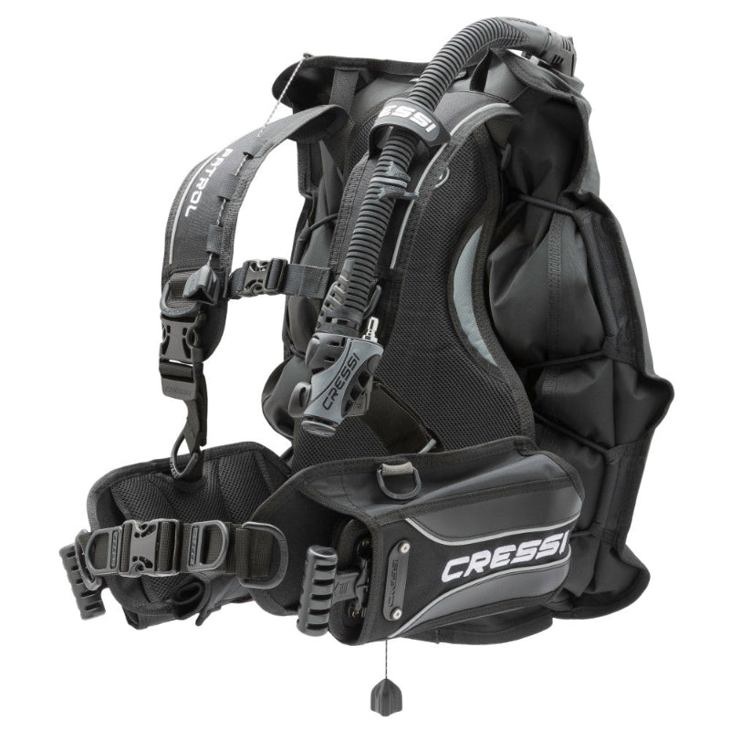 Cressi Patrol BCD front view isolated on white background
