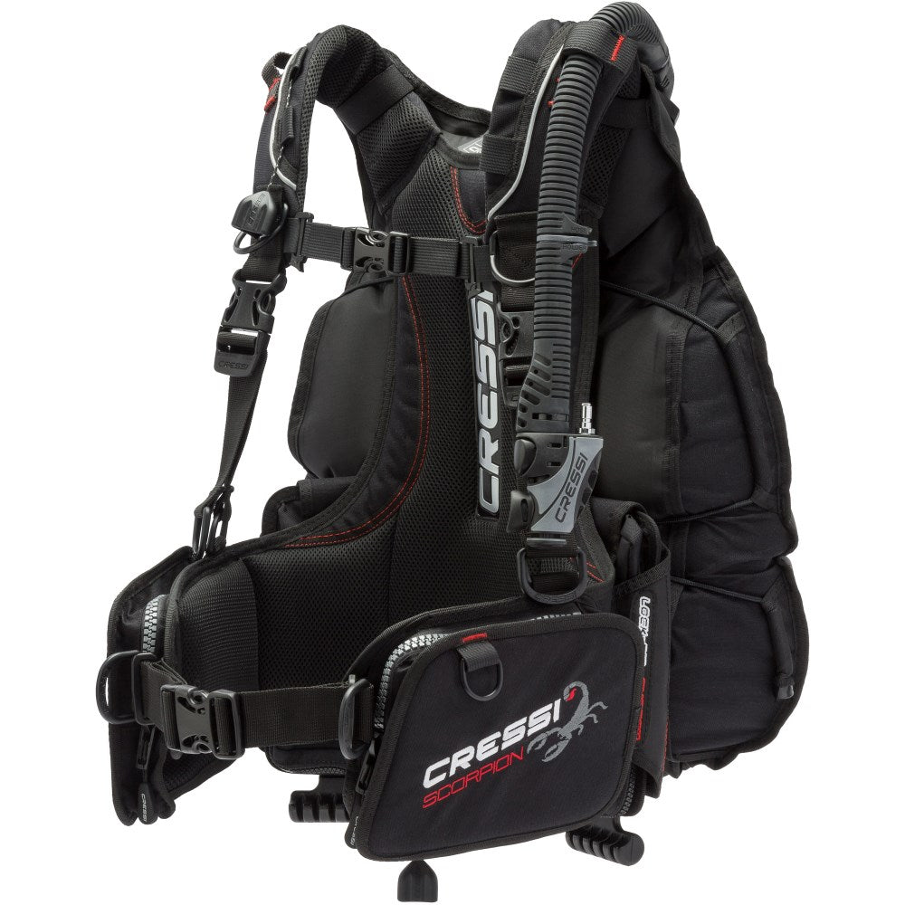 Cressi Scorpion BCD with integrated weight system
