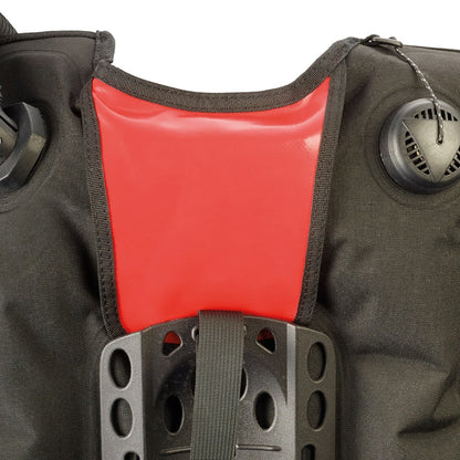 Back view of Cressi Solid BCD backplate system
