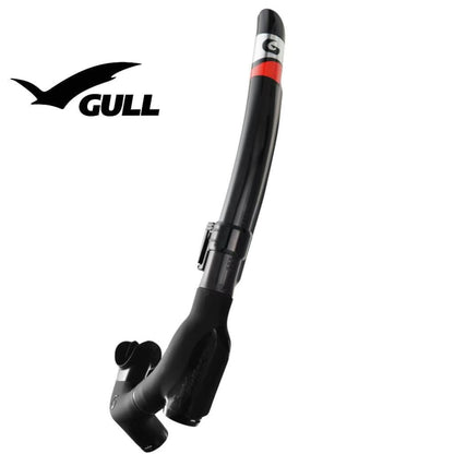 GULL Super Bullet Mini snorkel black high flow freediving snorkel Australia Infinity Dive