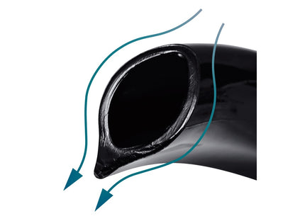 GULL Super Bullet Mini snorkel high flow air intake design reduced breathing resistance