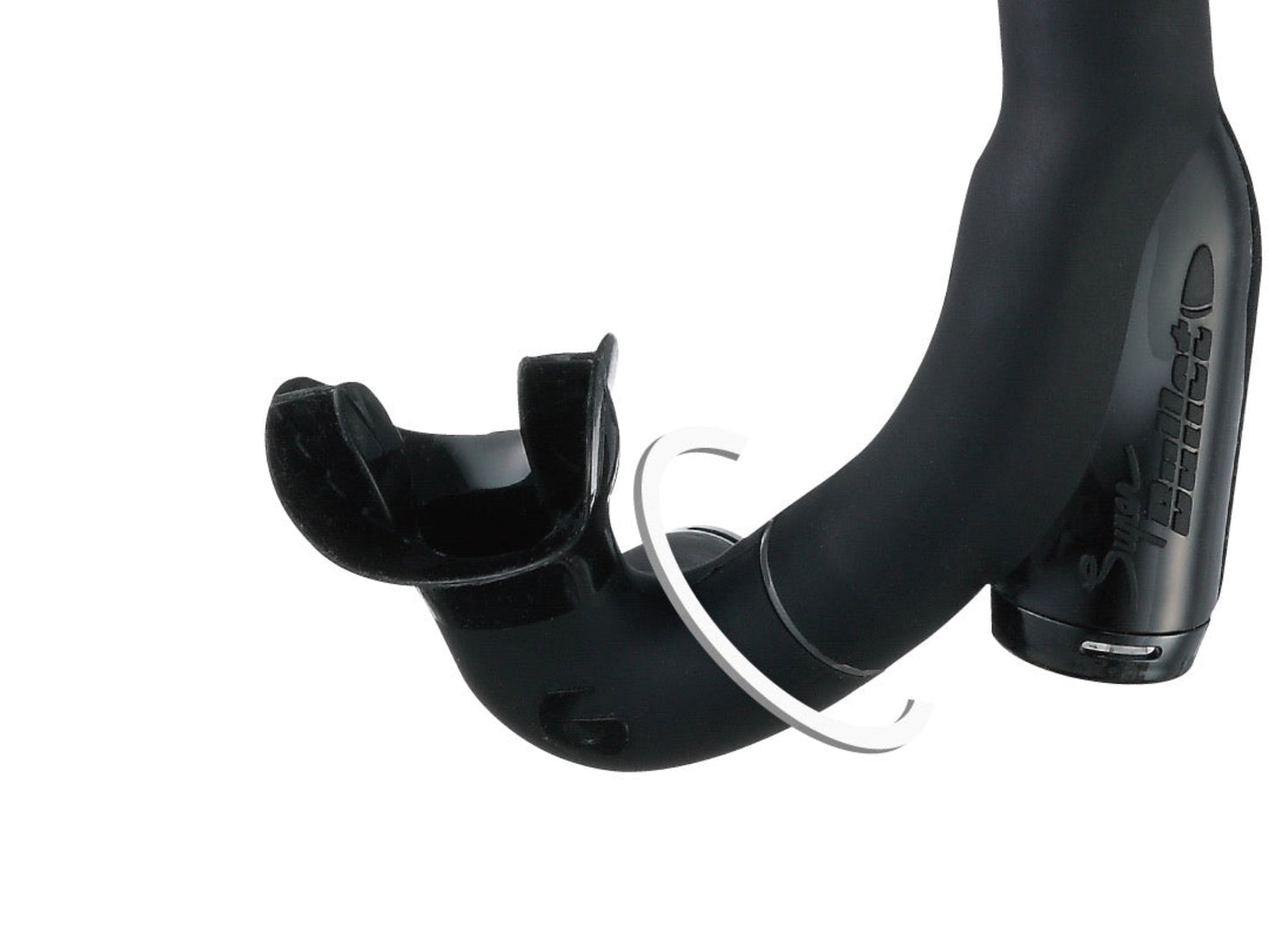 GULL Super Bullet Mini snorkel ergonomic mouthpiece comfortable bite freediving