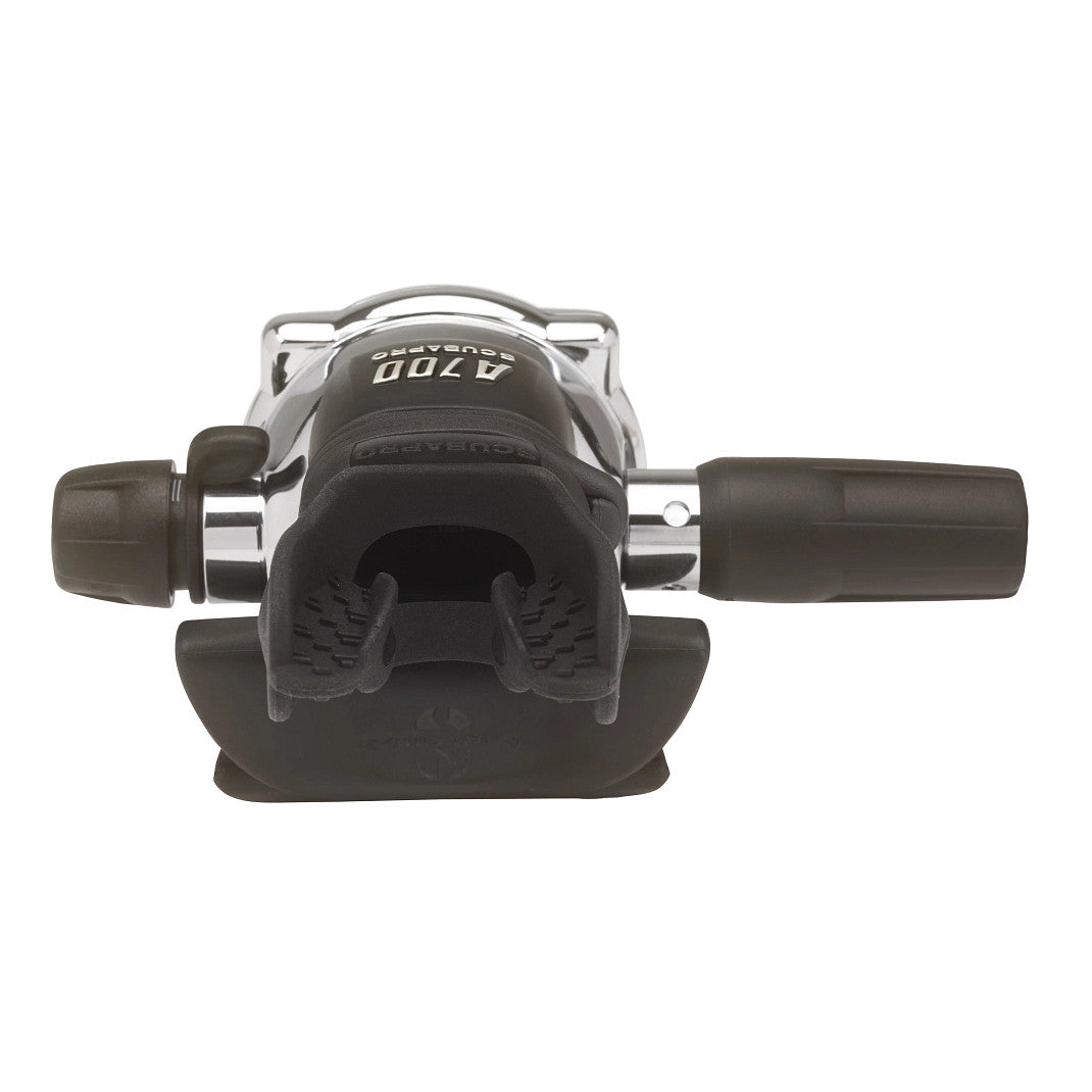 Rear profile of Scubapro A700 second stage regulator
