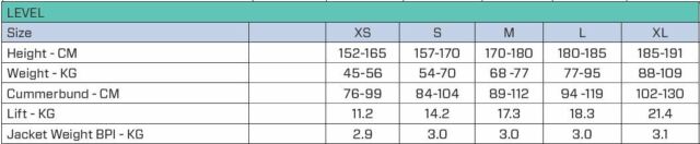infinity-dive-scubapro-level-bcd-sizing-guide
