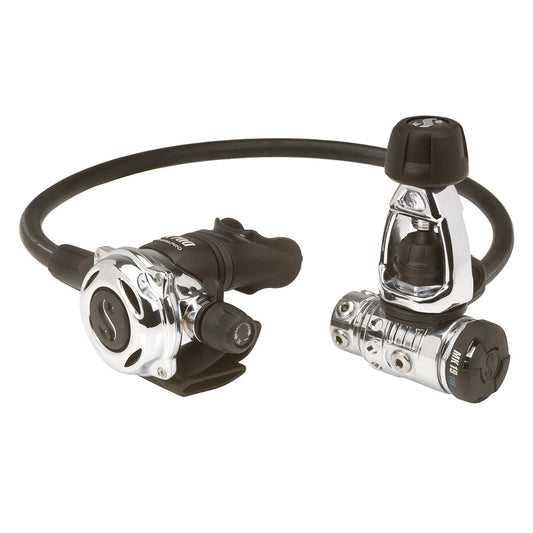 Scubapro MK19 EVO A700 regulator system isolated on white background
