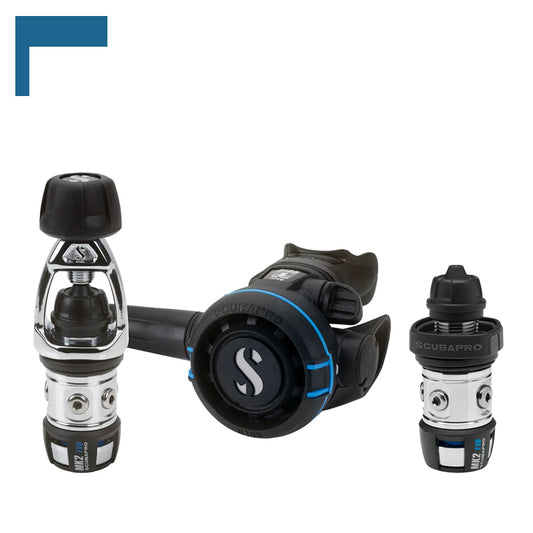 Scubapro MK2 EVO R105 regulator system isolated on white background
