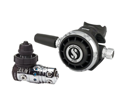 Scubapro MK25 EVO DIN regulator system isolated on white background
