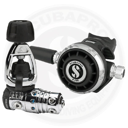 Scubapro MK25 EVO G260 regulator system isolated on white background
