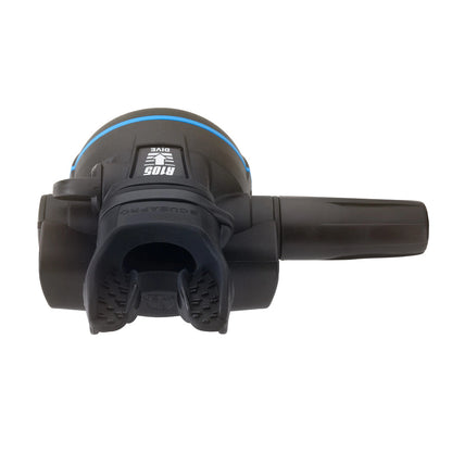 Rear profile of Scubapro R105 second stage regulator
