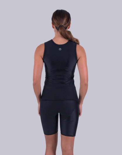 鲨鱼皮防寒无袖背心 - 女式