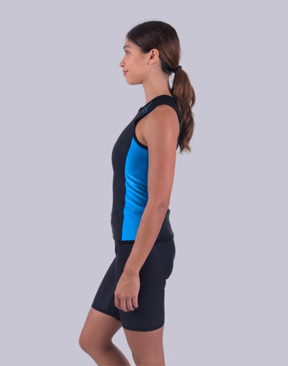 鲨鱼皮防寒无袖背心 - 女式